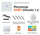 ZONT Climatic 1.2 Погодозависимый автоматический GSM / Wi-Fi регулятор (1 ГВС + 2 прямых/смесительных) с доставкой в Петропавловск-Камчатский